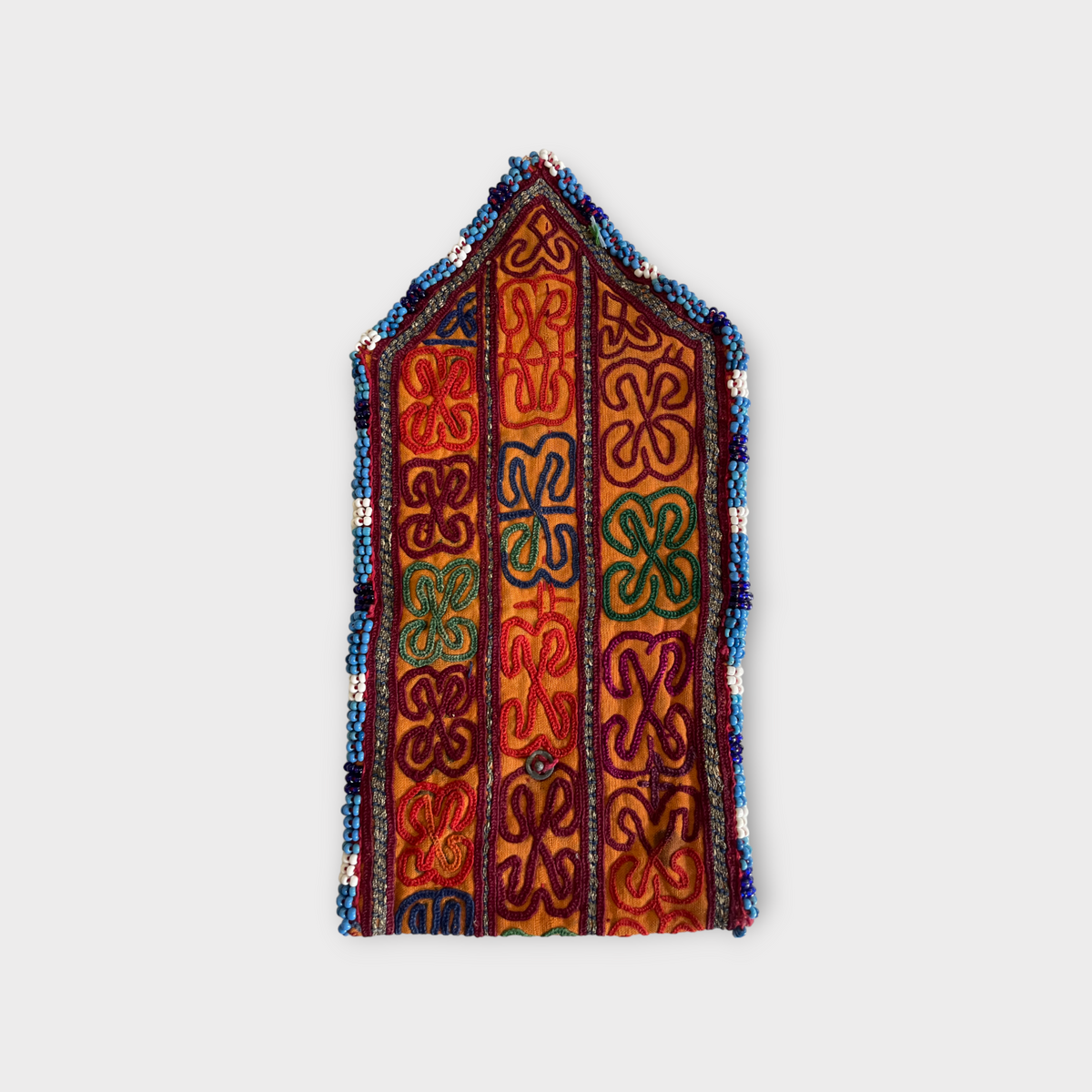Vintage Pashtun tribe wallet, 1940 Afghanistan – Unique! -World Design-