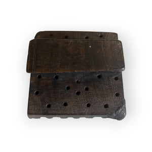 Antique Hand-Carved Wooden Stencil Block with handle  (Early 1900s) – Collector's Items