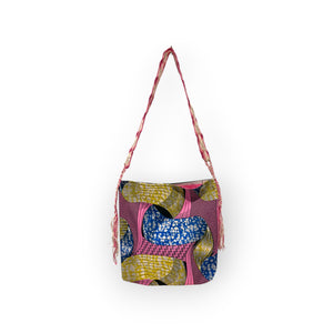 Handmade Ankara tote bag from Africa