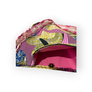 Handmade Ankara tote bag from Africa