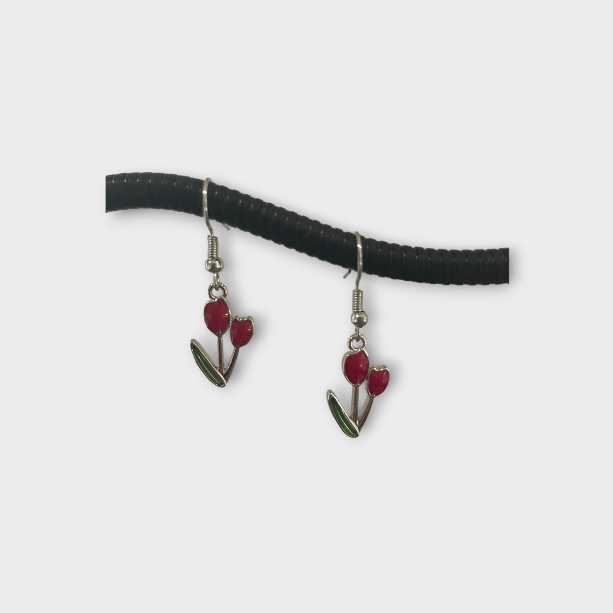 Sterling silver earrings TULIP