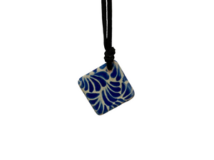 Talavera clay tile necklace