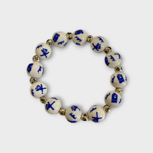 Delft blue ceramic bracelet HOLLAND