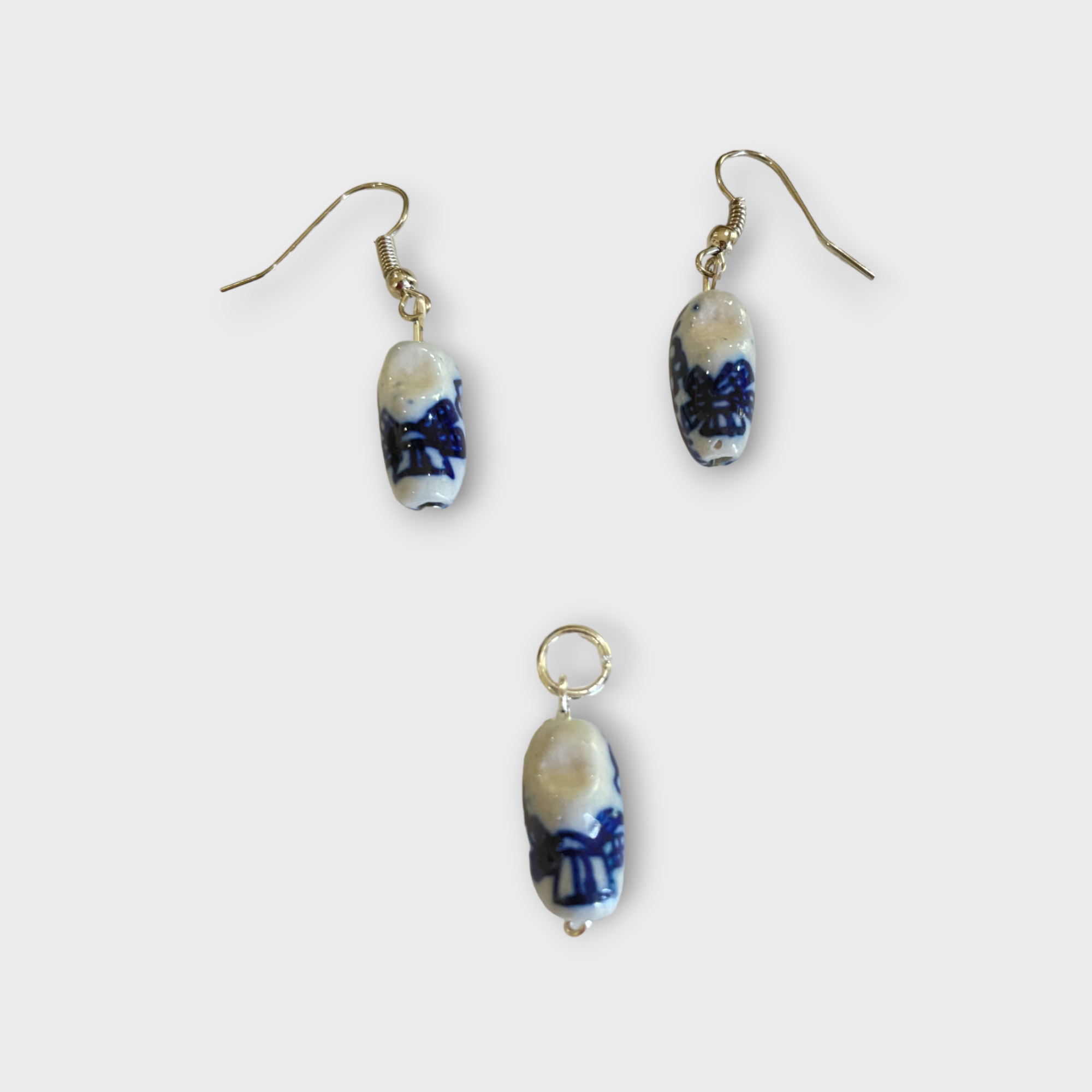 Delft hot sale blue earrings