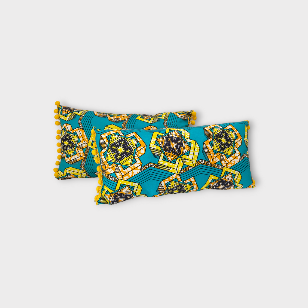 Ankara pillow CUBIC