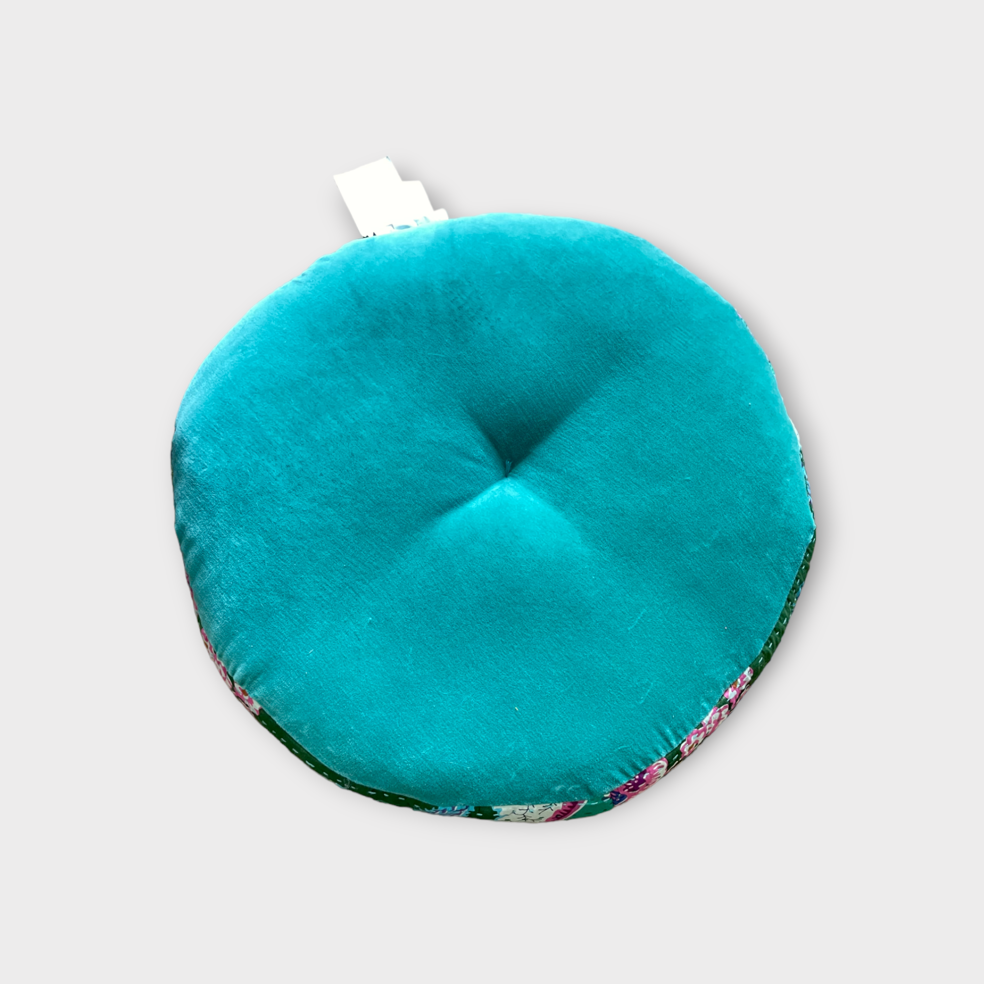 Big Round floor pillow, handmade from India (pouf)