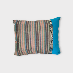 Kantarines throw pillow *Turquoise/pink