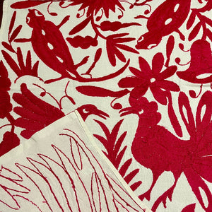 Otomi table/bed runner, Pink