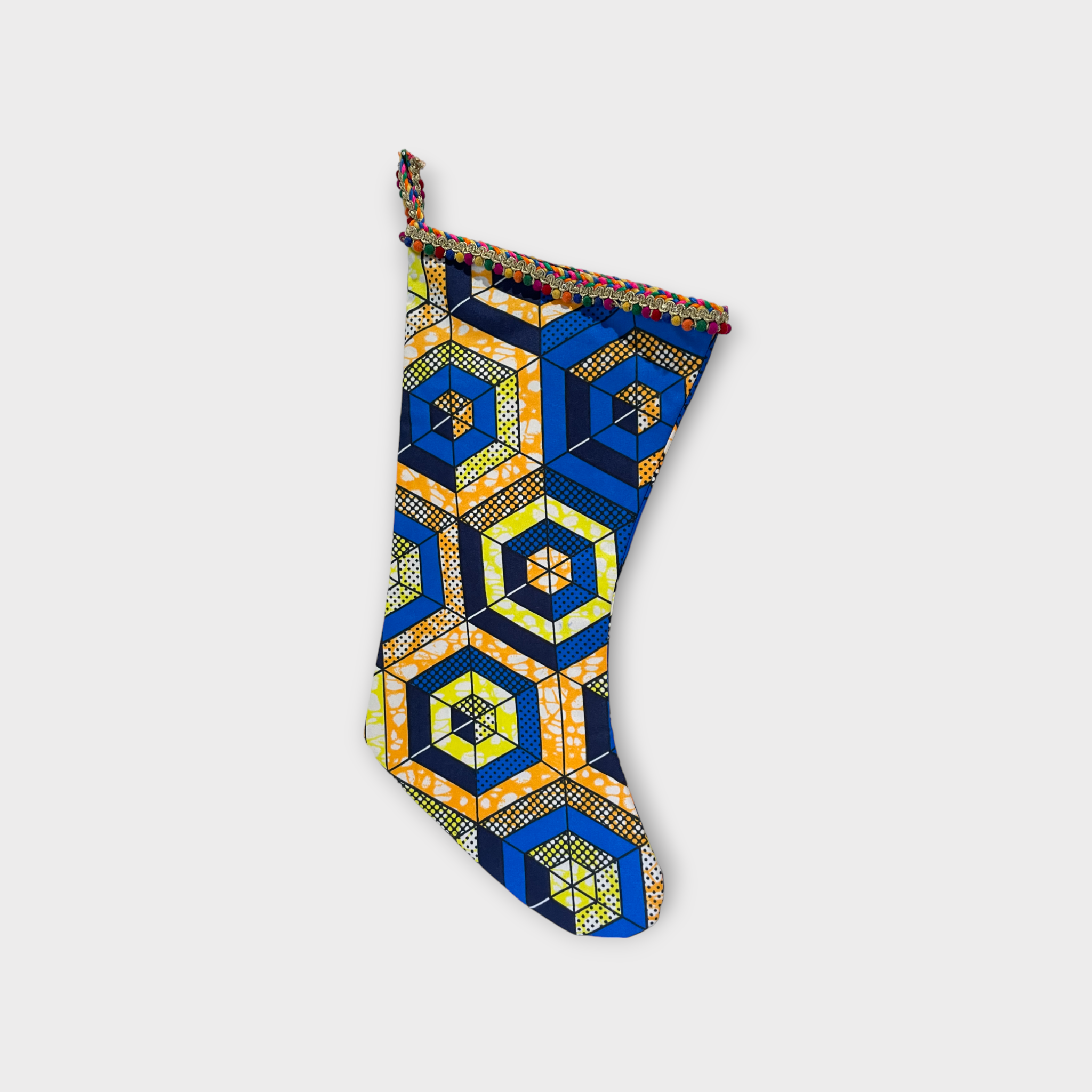 Ankara Bottle Christmas stocking 