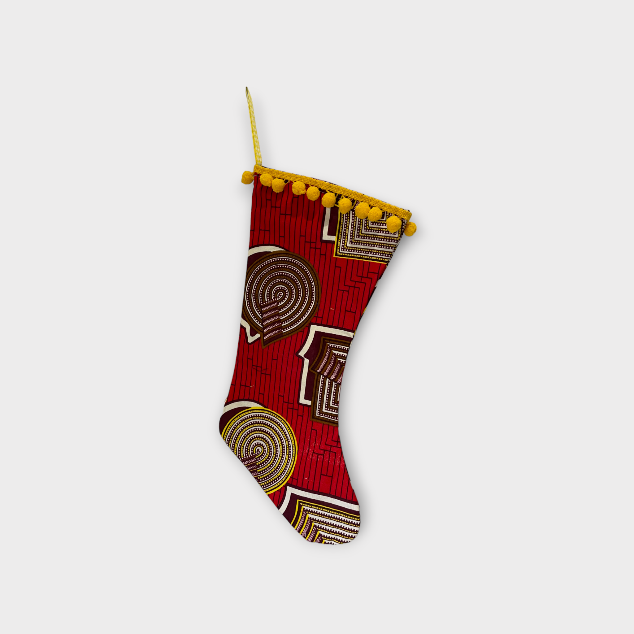 Ankara Bottle Christmas stocking 