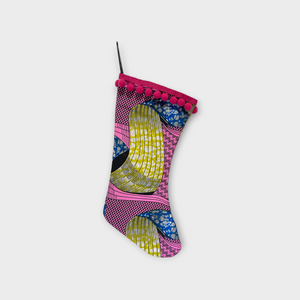 Ankara Bottle Christmas stocking 