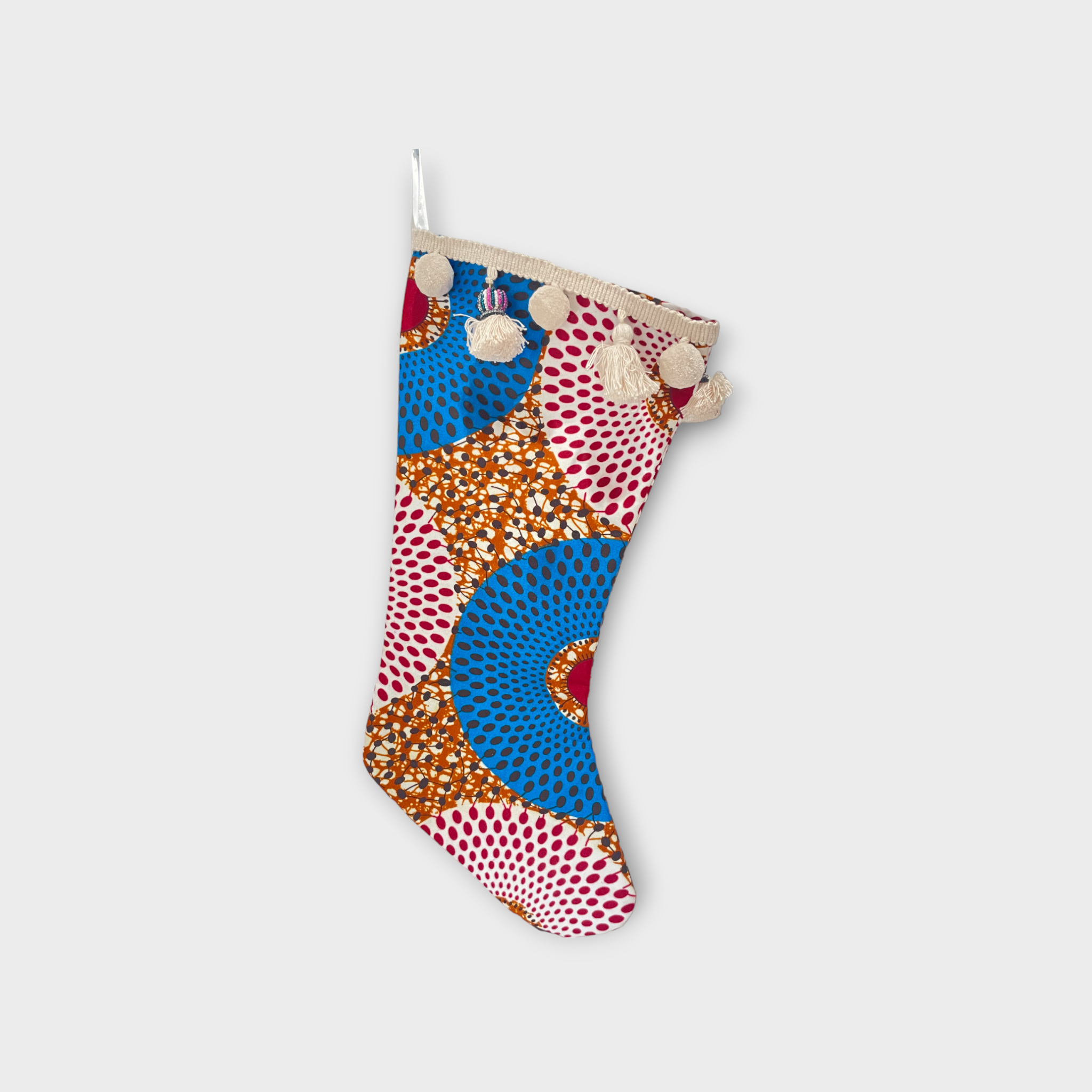 Ankara Bottle Christmas stocking