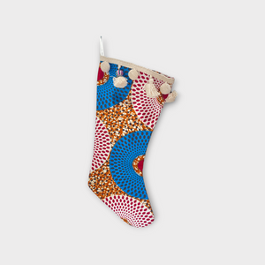 Ankara Bottle Christmas stocking