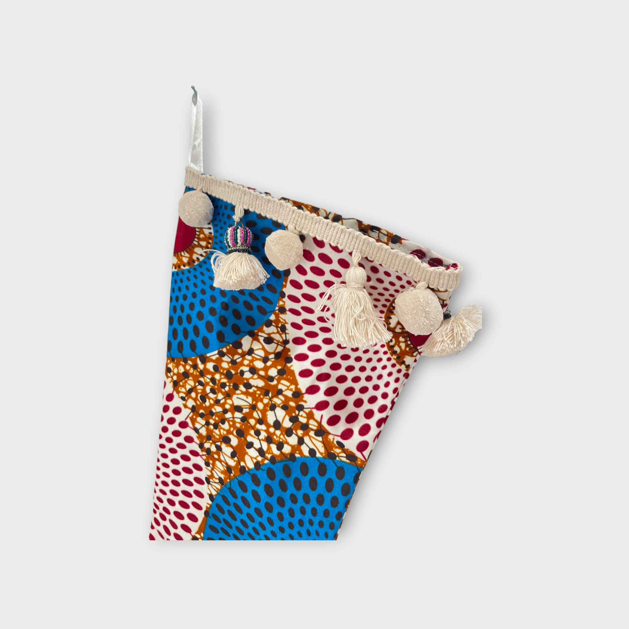 Ankara Bottle Christmas stocking