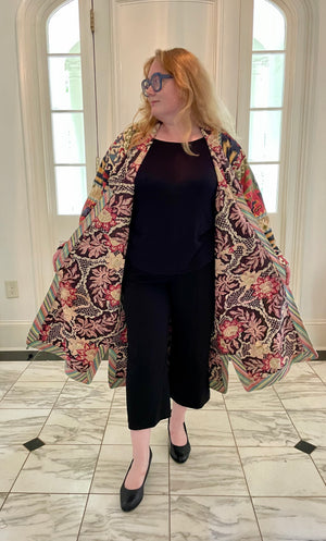 Vintage Ikat kaftan from Uzbekistan