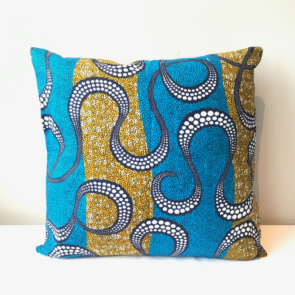 Ankara pillow cover SWIRL