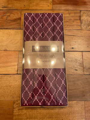 Set of 4 Cordillera placemats BURGUNDY