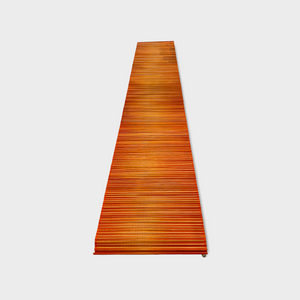 Raffia table runner from the Philippines, orange