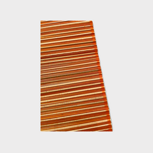 Raffia table runner from the Philippines, orange