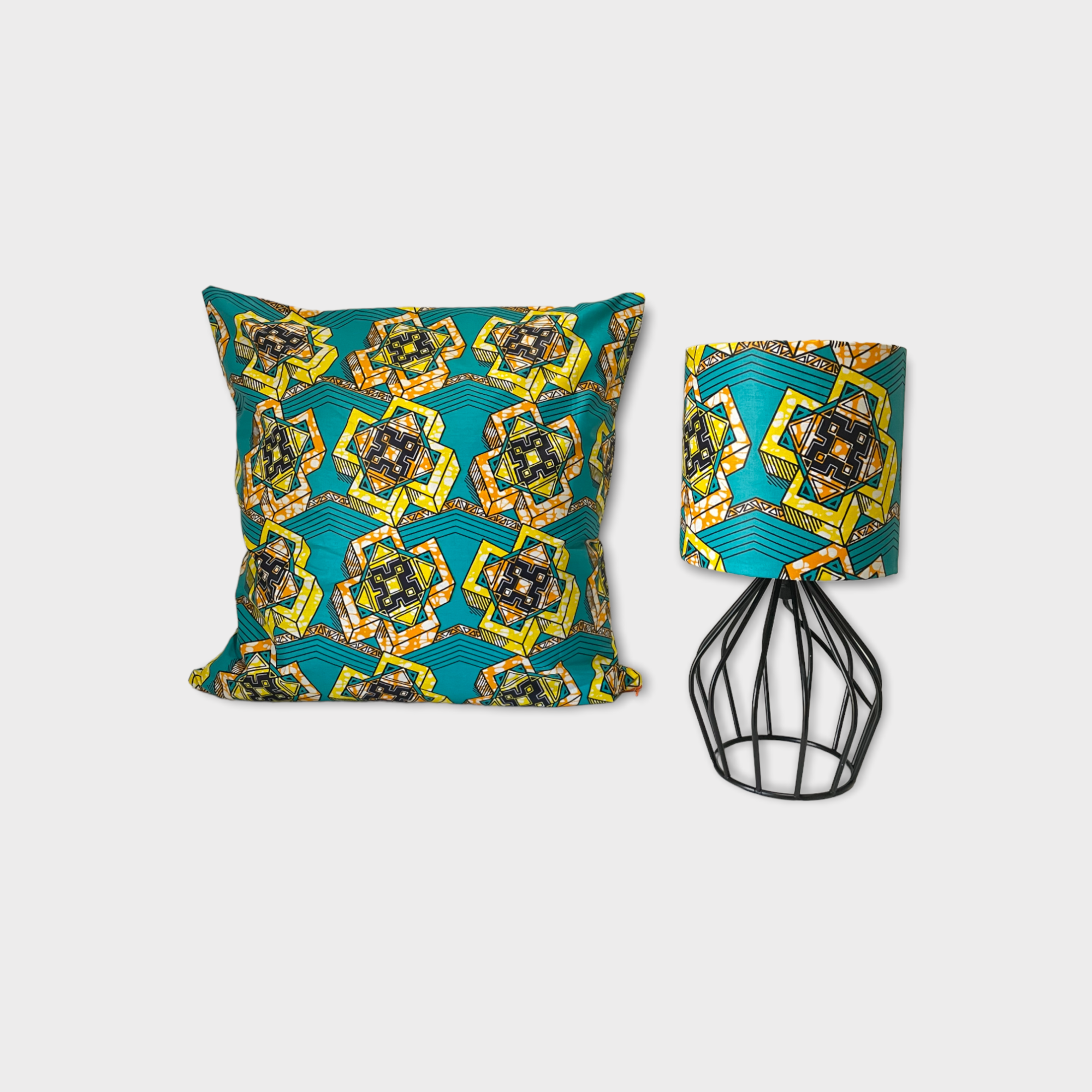 Ankara pillow covers CUBIC