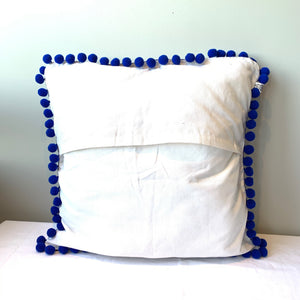 Inkaot/ Insukit Inabel pillow cover, blue and red