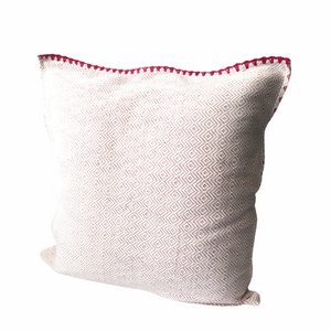 Inabel pillow cover with colourful backing
