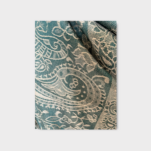 Pashima shawl/ wrap from the Philippines PAISLEY green