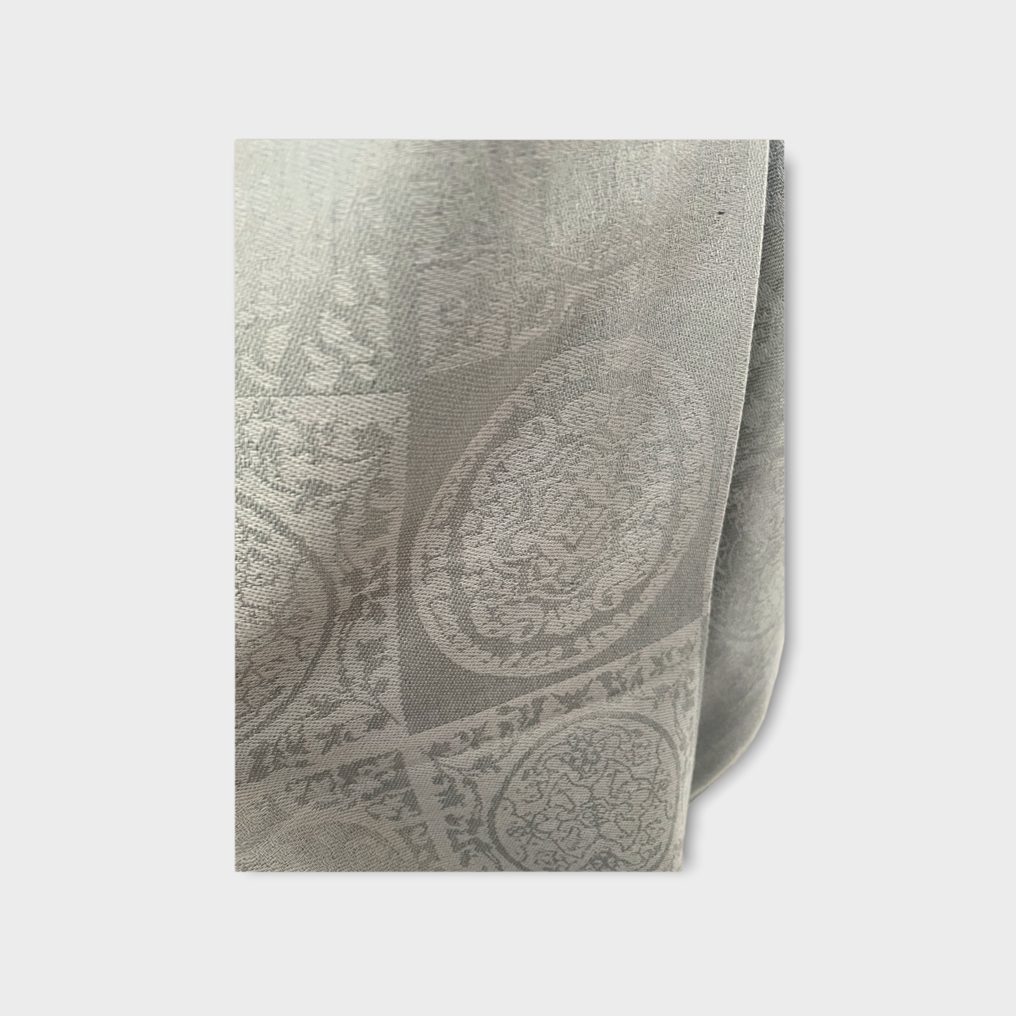 Pashima scarves from the Philippines CIRCLE silver