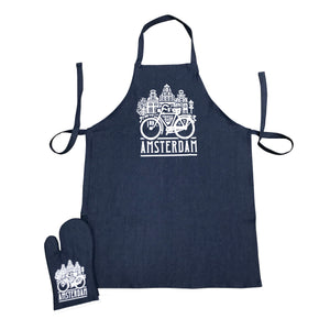  Apron and Oven mitten Bicycle